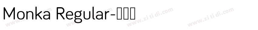 Monka Regular字体转换